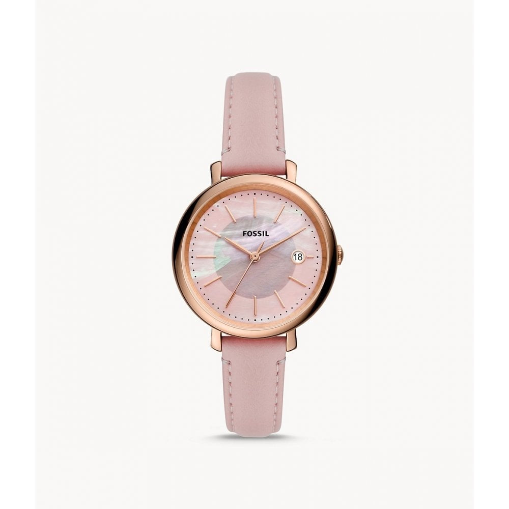 Jacqueline Solar-Powered Pink Eco Leather Watch – Adams Jewellers