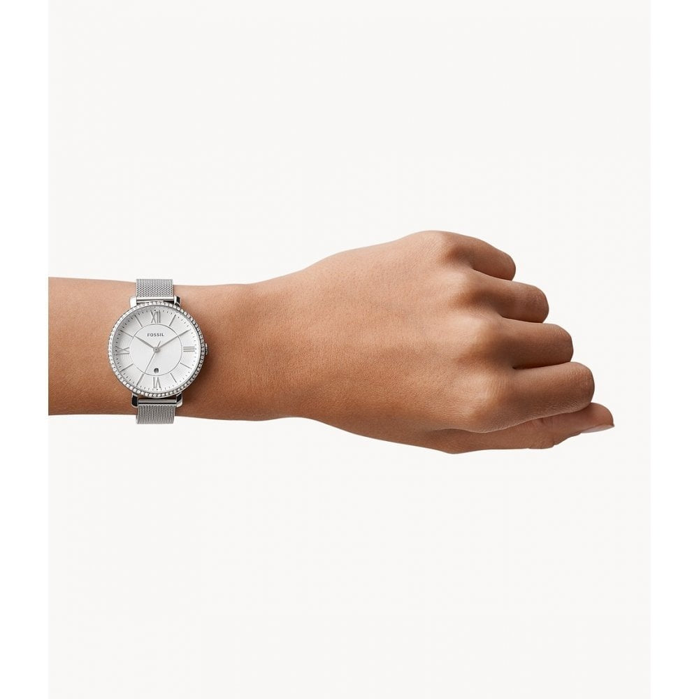 Jacqueline Three-Hand Date Stainless Steel Watch