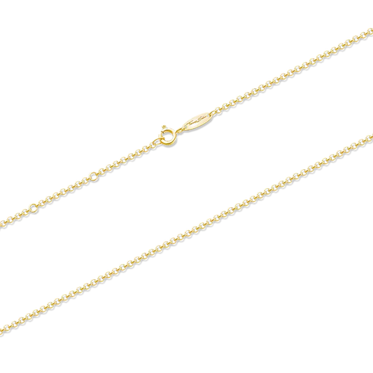 THOMAS SABO GOLD ON SIL ROUND BELCHER CHAIN