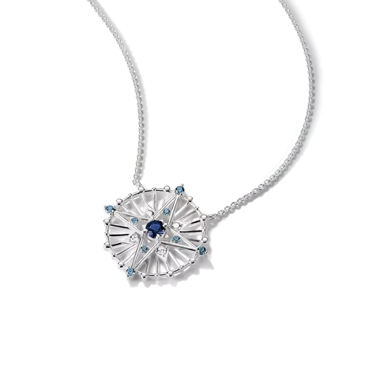 Thomas Sabo Talisman Necklace with Blue Stones