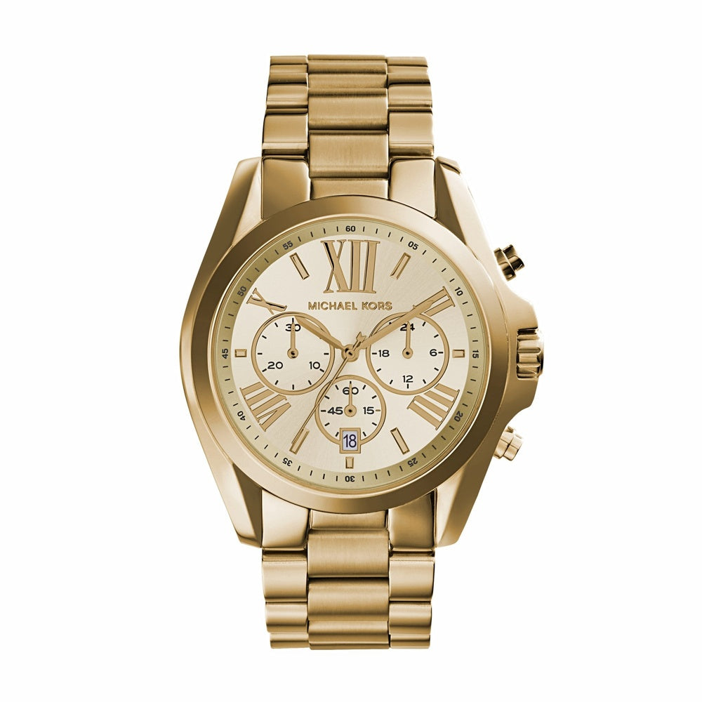 LADIES BRADSHAW GOLD ON STAINLESS STEEL CHRONOGRAPH WATCH