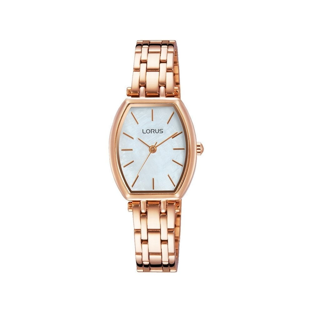 LORUS LADIES ROSE GOLD STAINLESS STEEL BRACELET WATCH