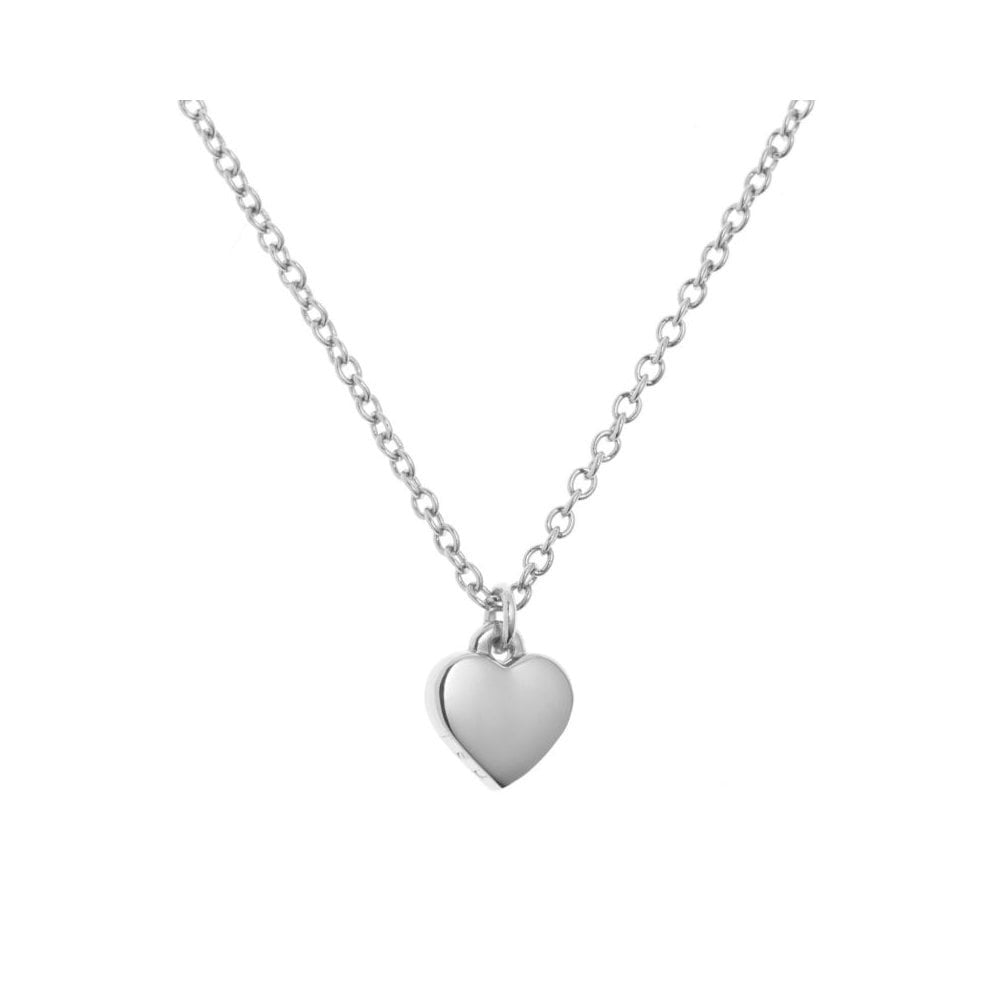 Ladies Ted Baker PVD Silver Plated Hara Tiny Heart Pendant Necklace