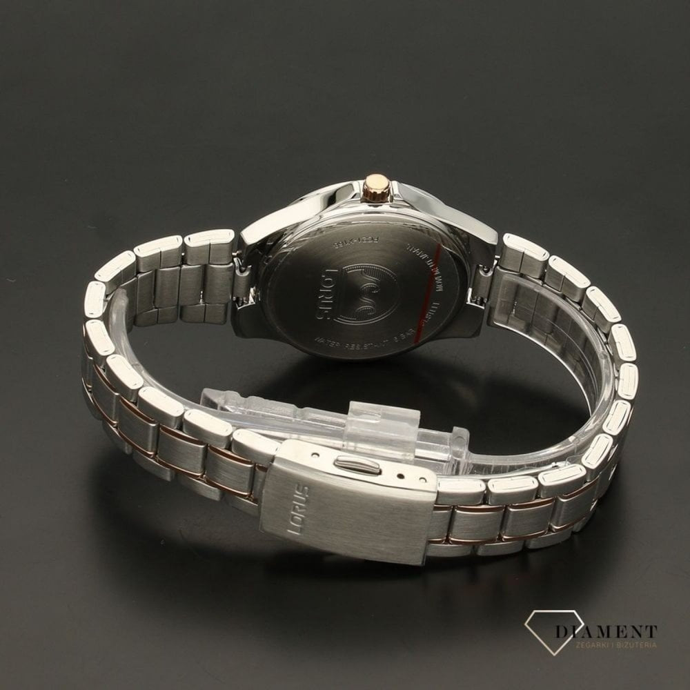 Lorus Ladies Steel And Rose Gold Bracelet Watch