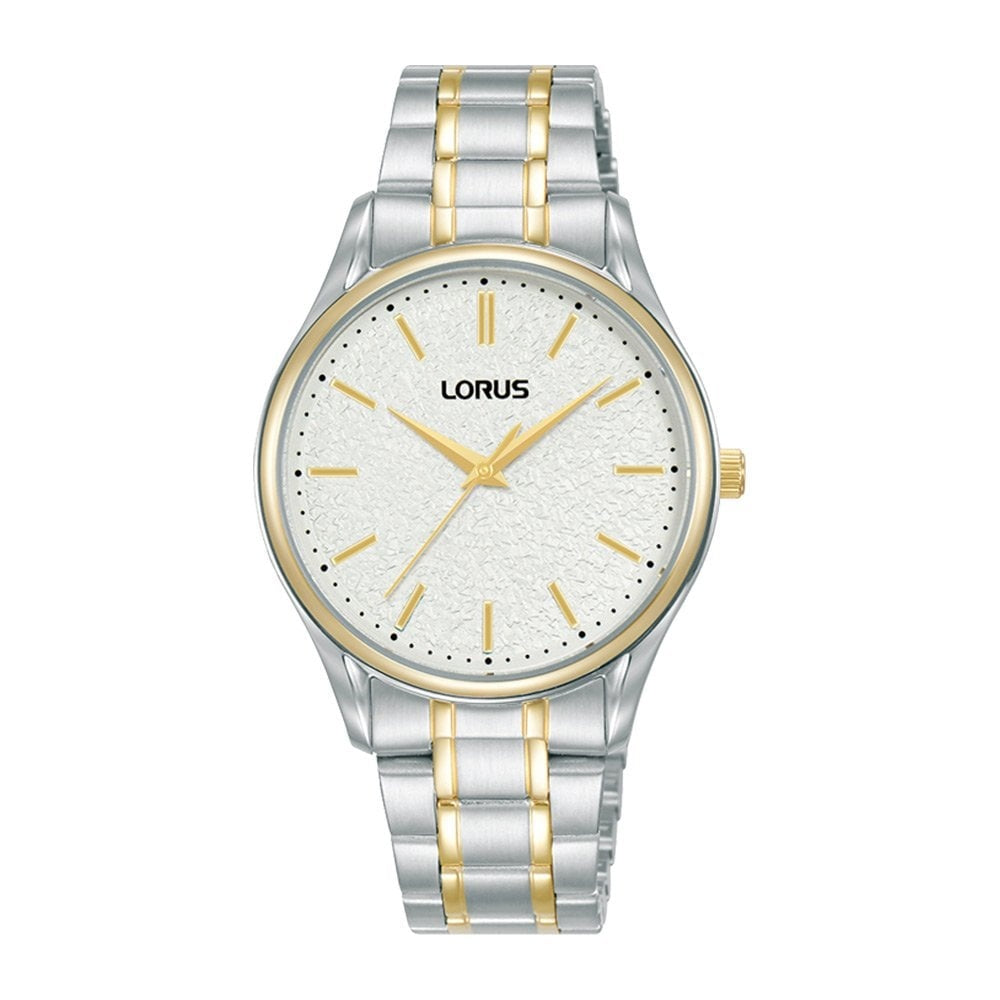 Lorus Womens Steel And Gold 50 Metres Watch