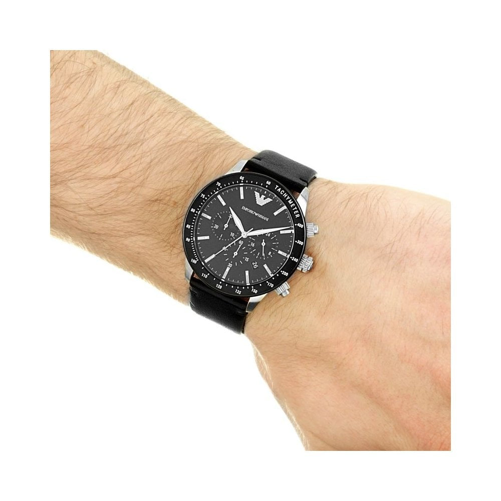 MENS EMPORIO ARMANI STAINLESS STEEL WATCH