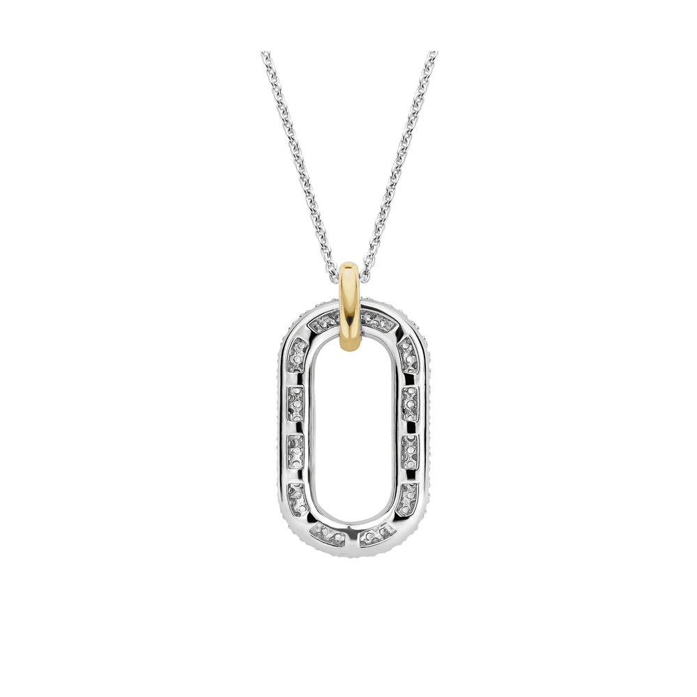 MILANO OPEN PAVE ZIRCONIA PENDANT