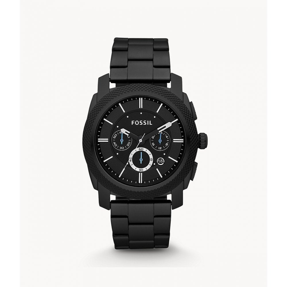 Machine Chronograph Black Stainless Steel Watch