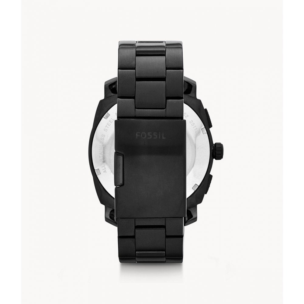 Machine Chronograph Black Stainless Steel Watch