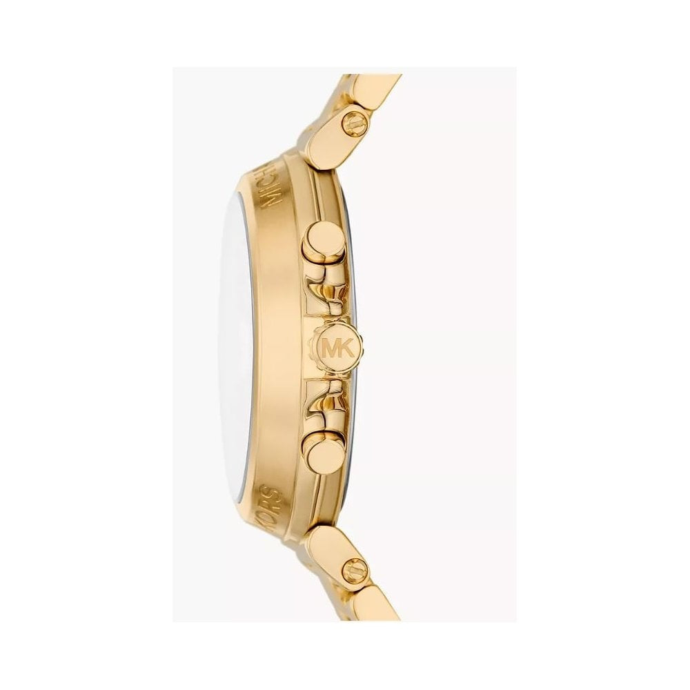 Maren, Oversized Chronograph Ladies Gold Stainless Steel Watch