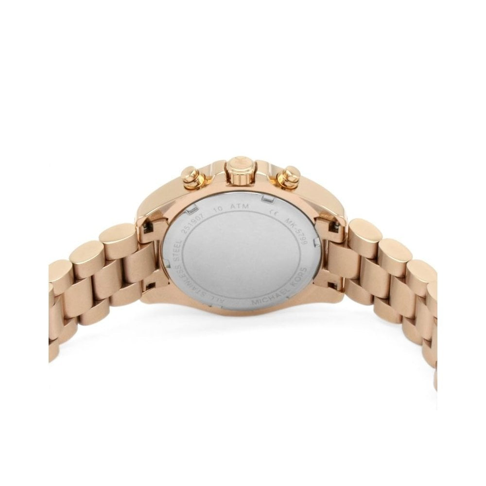 Michael Kors Bradshaw Rose-Gold Toned Chronograph watch