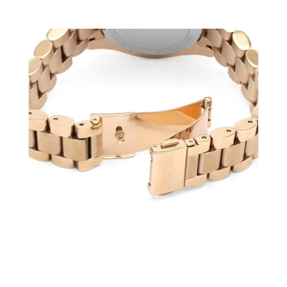 Michael Kors Bradshaw Rose-Gold Toned Chronograph watch