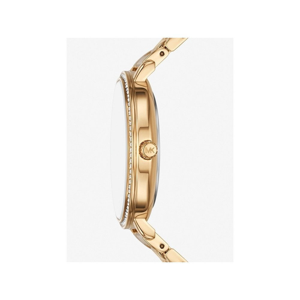 Michael Kors Pyper Gold Tone Embossed Watch