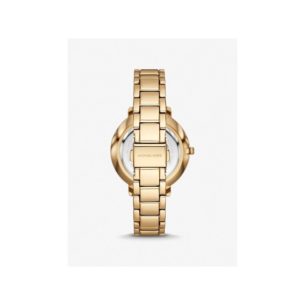 Michael Kors Pyper Gold Tone Embossed Watch