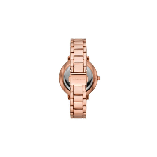 Michael Kors Pyper Three-Hand Rose Gold Tone Alloy Watch