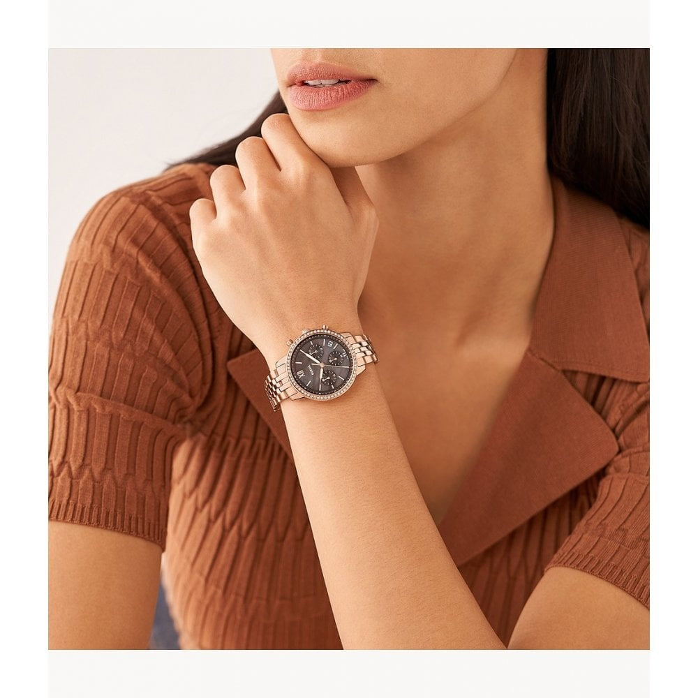 Neutra Chronograph Rose Gold-Tone Stainless Steel Watch