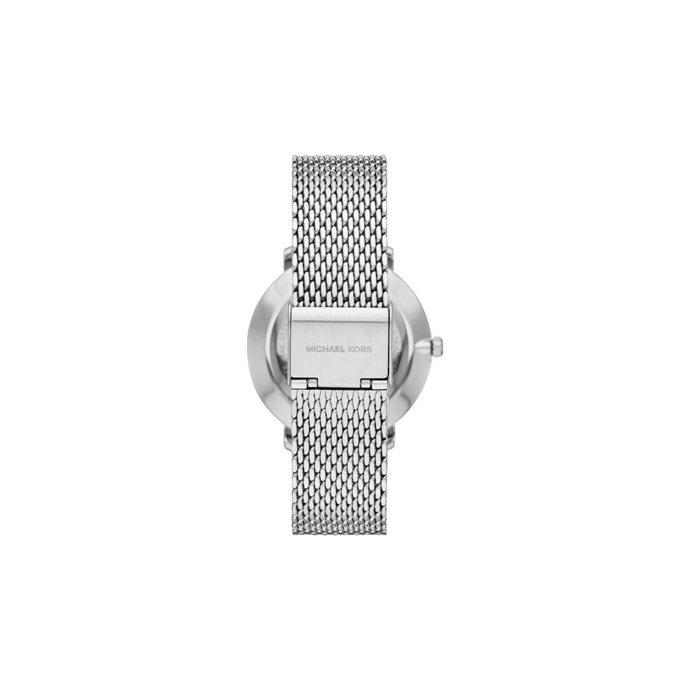 PYPER STAINLESS STEEL LADIES MESH BRACELET WATCH WITH SILVER DIAL