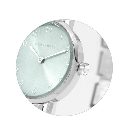 Paris Oval watch Sunray Sage Green dial
