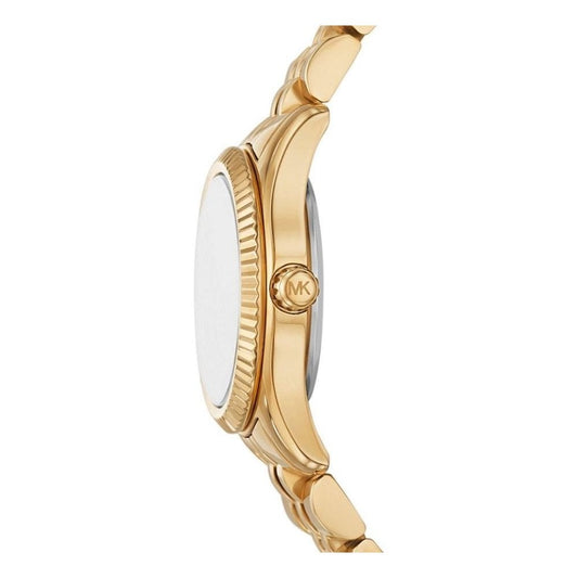 Petite Lexington, 26mm Green Dial Ladies Gold Stainless Steel Watch