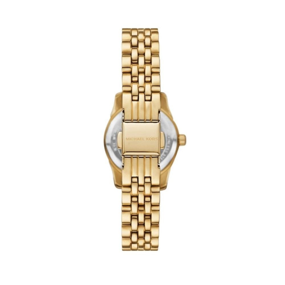 Petite Lexington, 26mm Green Dial Ladies Gold Stainless Steel Watch
