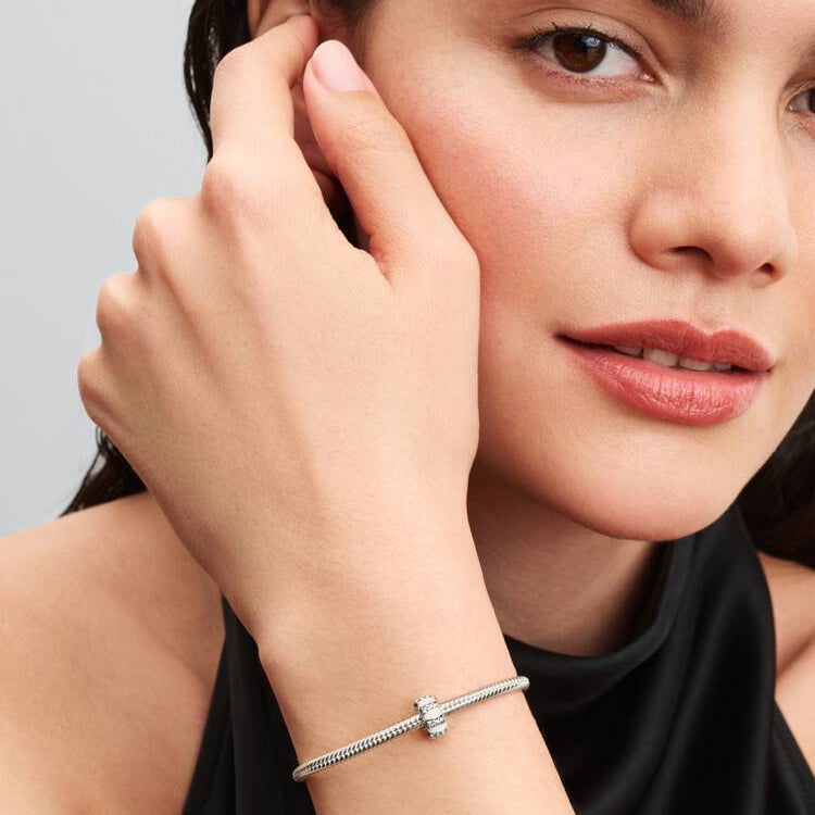 Stones & Enamel Clip Pandora Charm