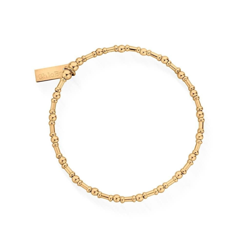 RHYTHM OF WATER GOLD ON STERLING SILVER BRACELET