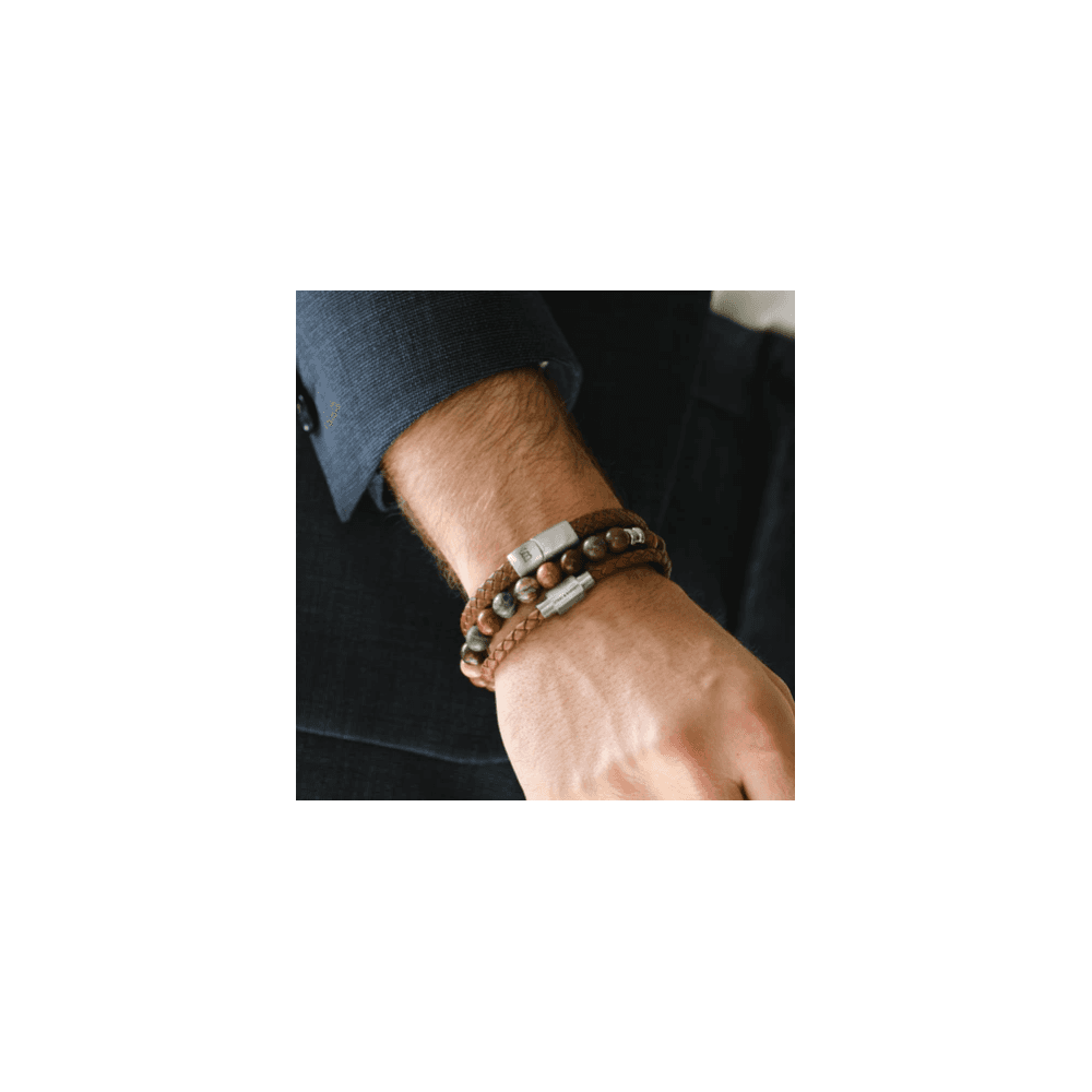 RILEY BROWN LEATHER BRACELET