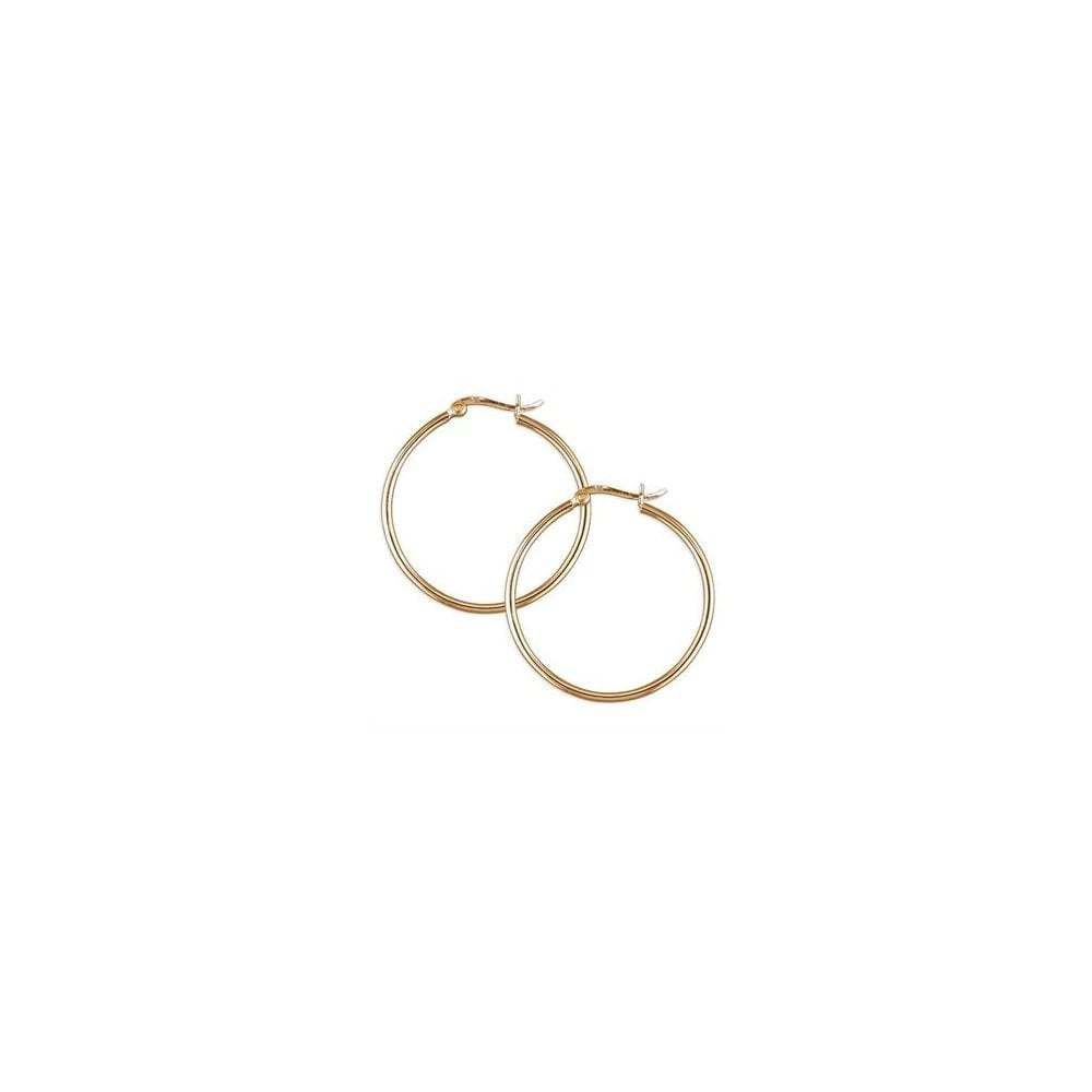 ROSE GOLD VERMEIL HOOP EARRINGS
