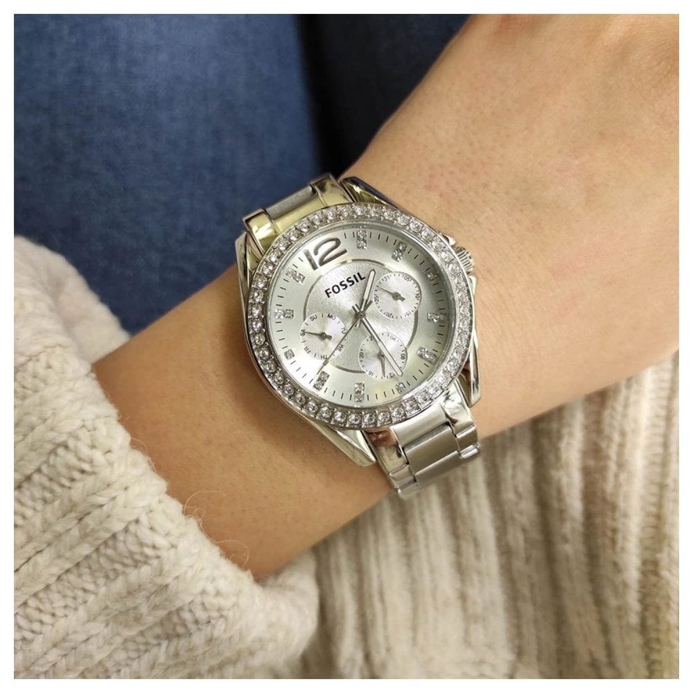 Riley Multifunction Stainless Steel Watch