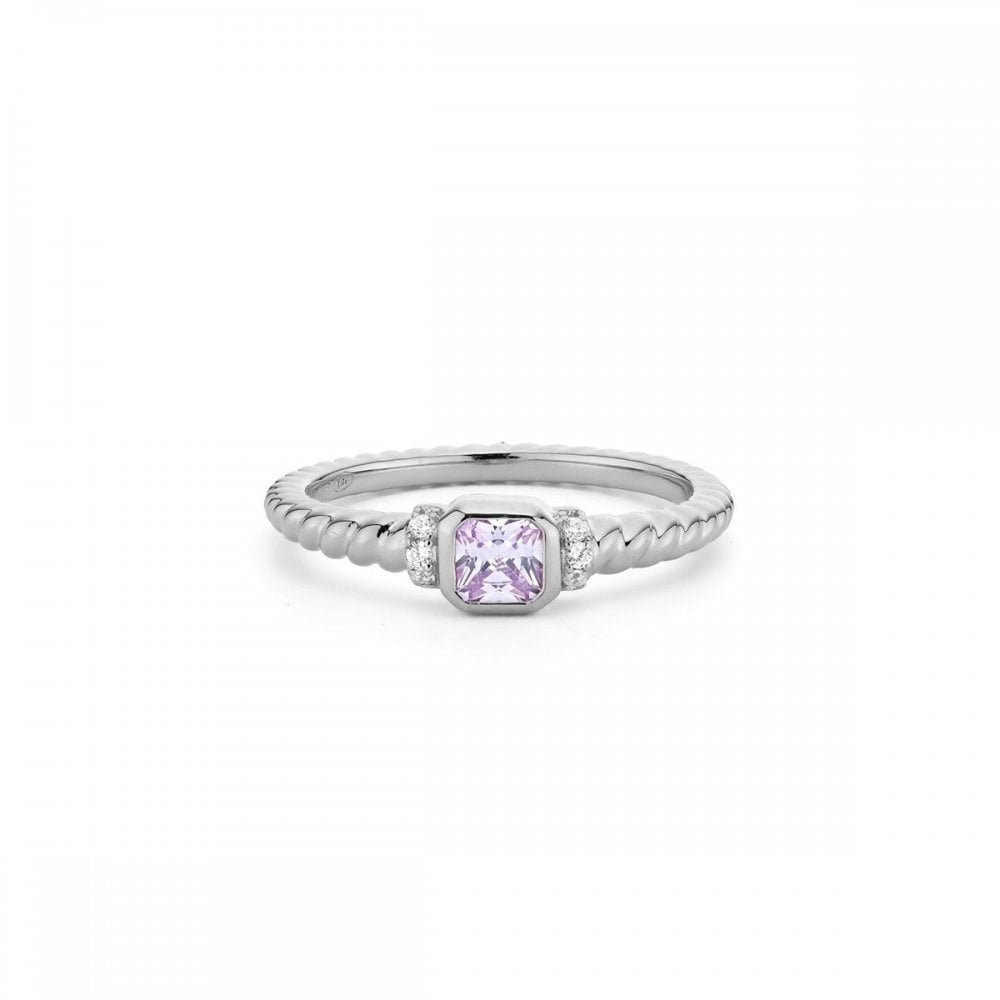 Ring with colored stones and structure