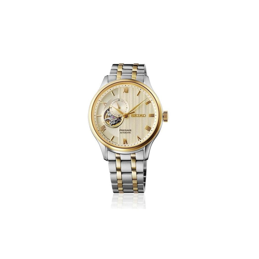 SEIKO PRESAGE JAPANESE ZEN GARDEN OPEN HEART AUTOMATIC GENTS WATCH