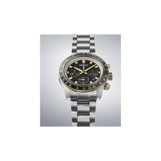 SEIKO PROSPEX Circuit Race Solar SpeedTimer Black Dial Chronograph