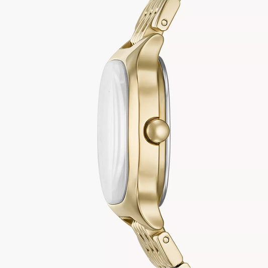 SKAGEN MELLEM LILLE LADIES GOLD STAINLESS STEEL WATCH