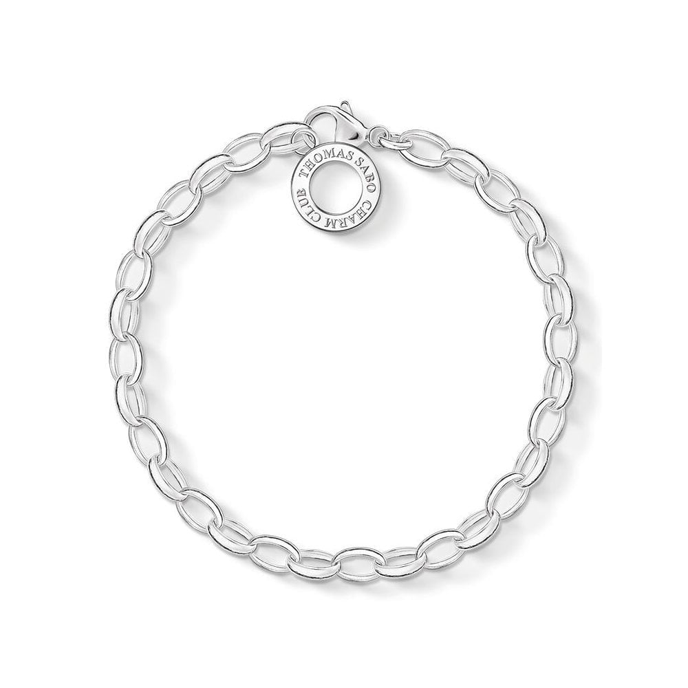STERLING SILVER CLASSIC CHARM BRACELET