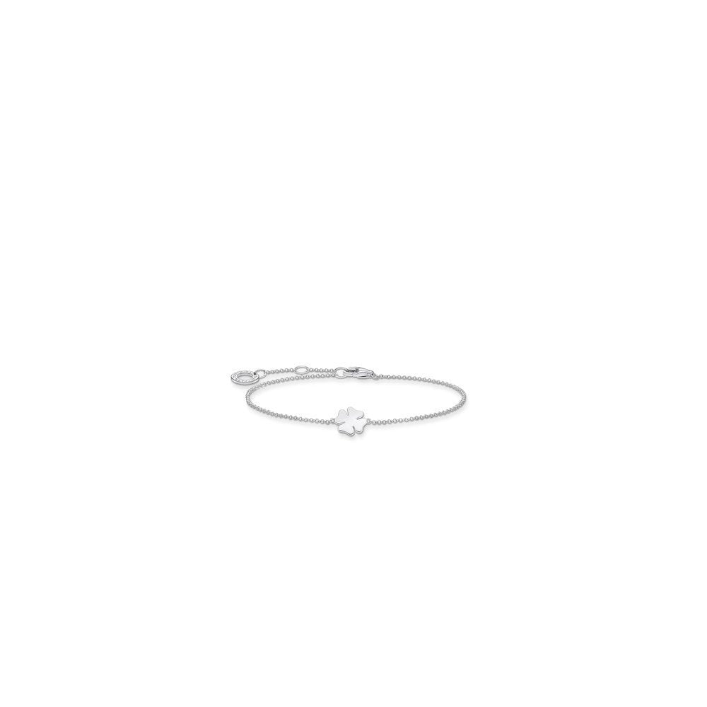 STERLING SILVER FOUR LEAF CLOVER BRACELET