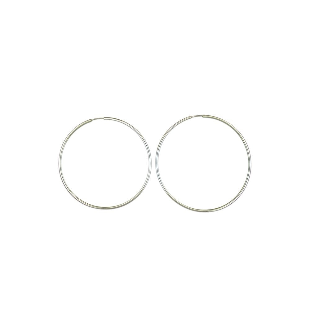 STERLING SILVER HOOP EARRINGS