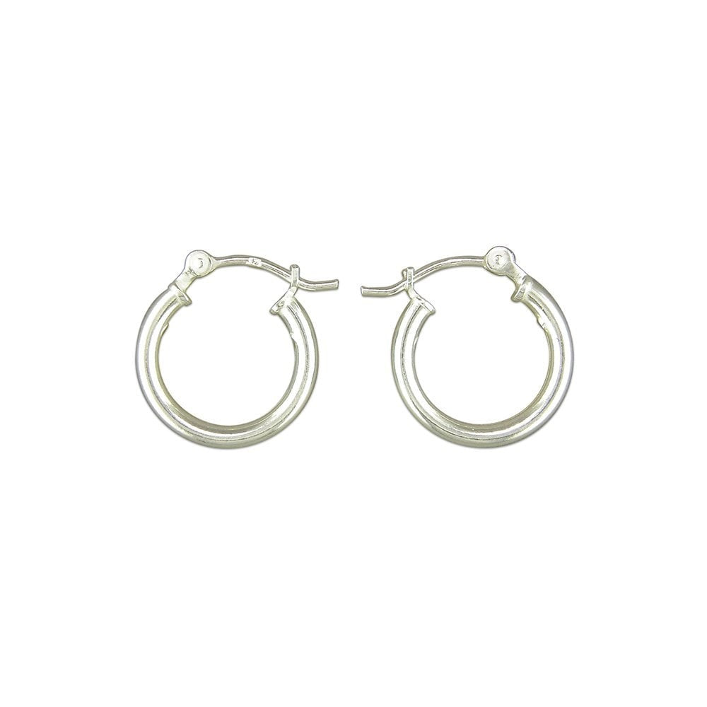 STERLING SILVER HOOP EARRINGS