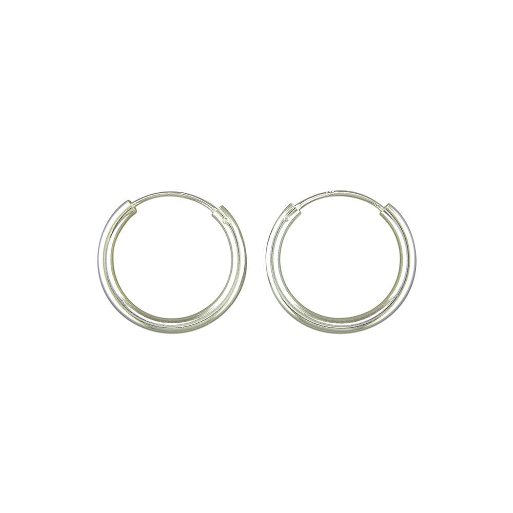 STERLING SILVER HOOP EARRINGS