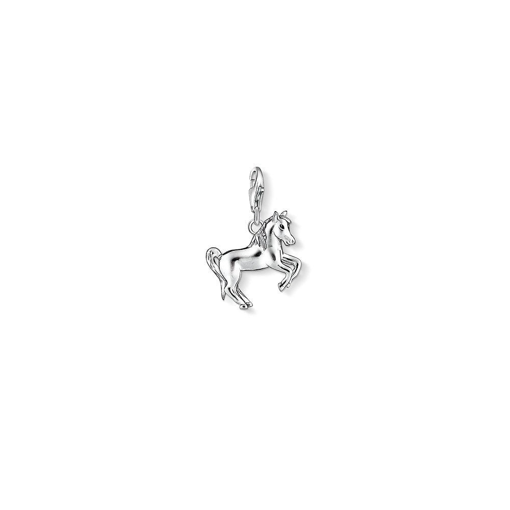 STERLING SILVER HORSE CHARM PENDANT