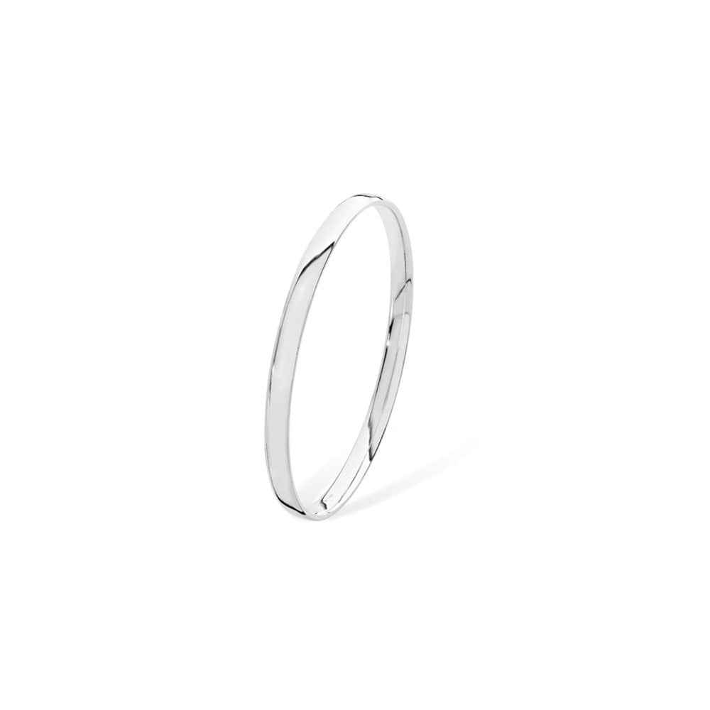 STERLING SILVER PLAIN SOLID BANGLE