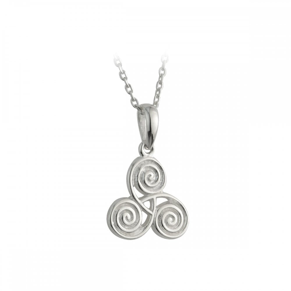 STERLING SILVER SMALL CELTIC SPIRAL