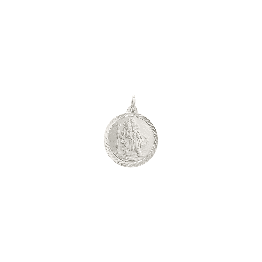 STERLING SILVER ST. CHRISTOPHER MEDAL