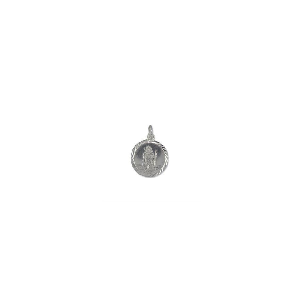 STERLING SILVER ST. CHRISTOPHER MEDAL