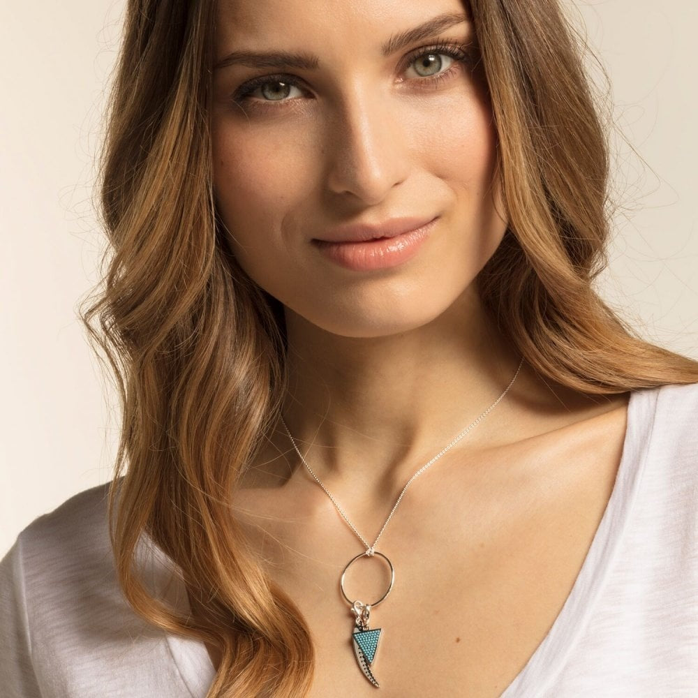 STERLING SILVER TOOTH CHARM PENDANT