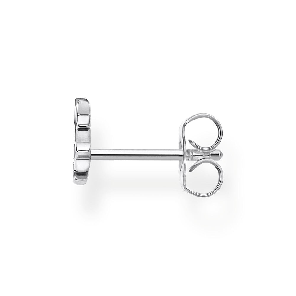STERLING SILVER TRIPLE STARS STUD EARRING