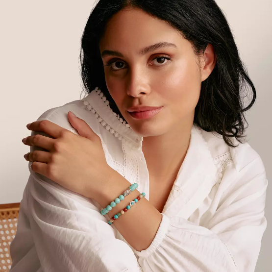 Multicolored Eye Bead Thomas Sabo Bracelet