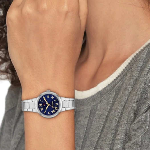 TOMMY HILFIGER BLUE DIAL LADIES STAINLESS STEEL WATCH