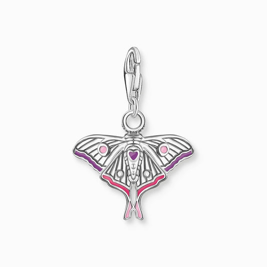 Sterling Silver Colourful Moth Charm