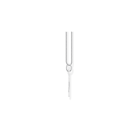 Sterling Silver Column Tag Pendant