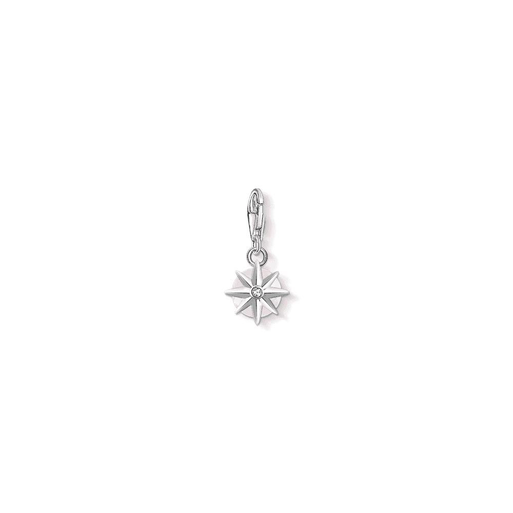 Sterling Silver October Birthstone Charm